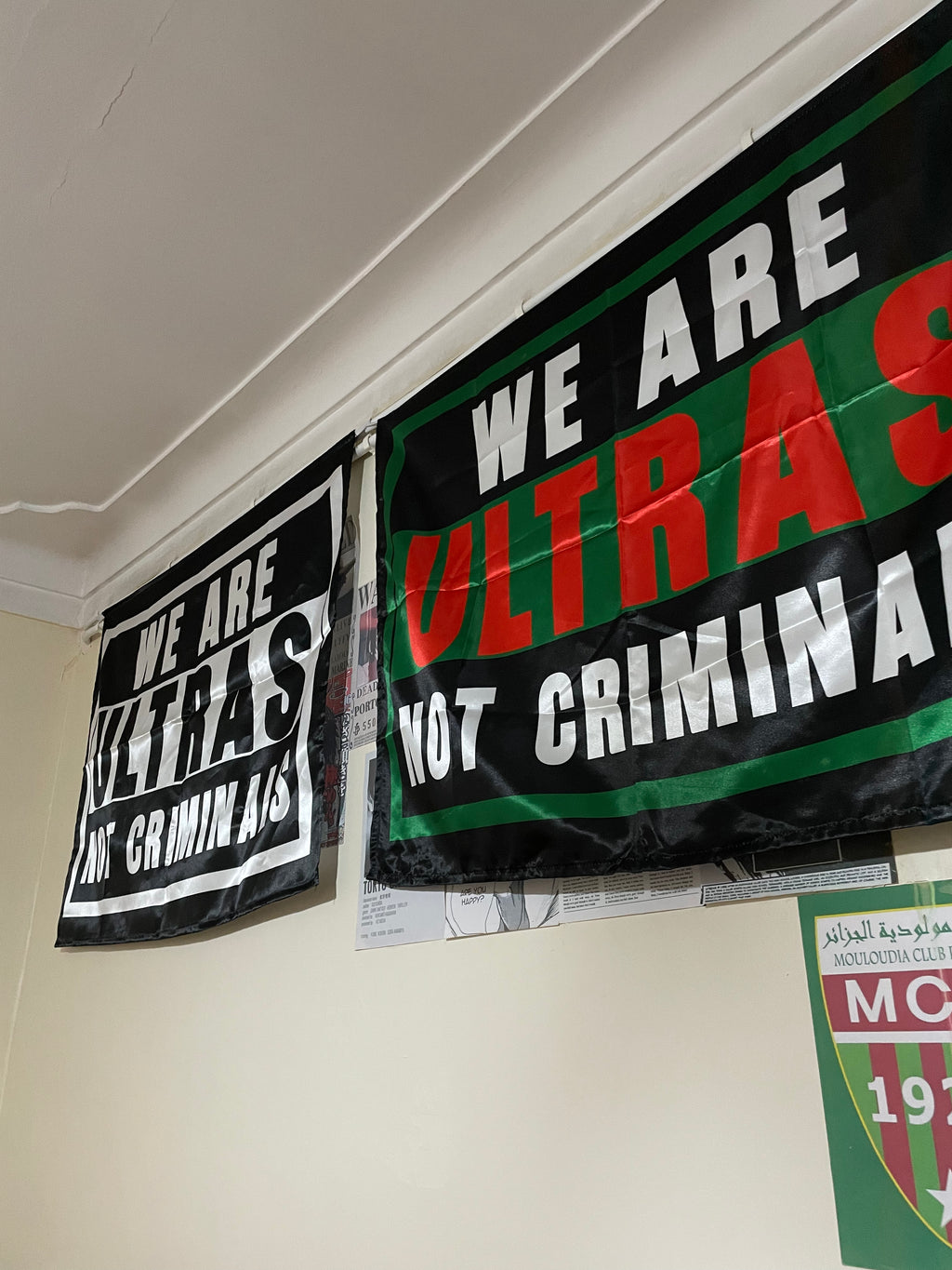 Banner we are ultras ( mca) 🇮🇹🌹